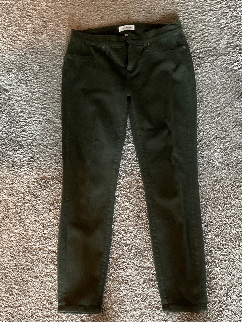 Blank NYC Women’s Forest Green Skinny Jeans